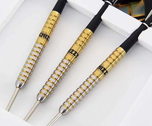 Target Darts Dave Chisnall Gold Titanium Steel Tip Darts, 22gm